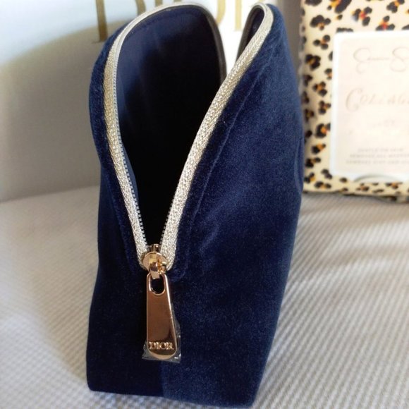 Dior Beauty Double Lipstick Bundle w/Blue Velvet CD Cosmetic Bag + More NEW - Picture 4 of 7